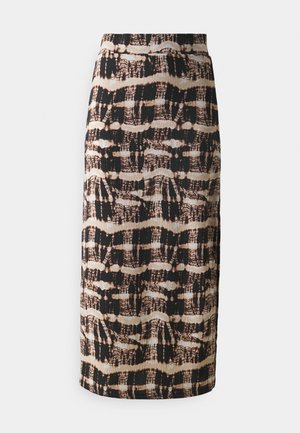 ONLY, ONLHILLERY SKIRT - Pencil φούστα - black/brown