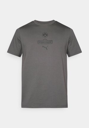 Puma, BVB SESAME STREET TEE - Ρούχα για κλαμπ - shadow gray/faster yellow