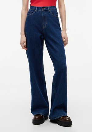 Tommy Jeans, CLAIRE - Wide leg - denim dark