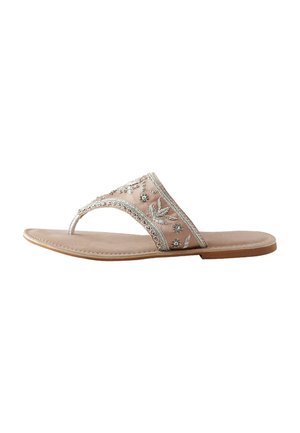 STANDARD WIDE FIT - FOREVER COMFORT CHUNKY BEADED TOE - Infradito - pink suede