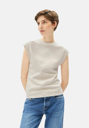 UN-WASTED - T-shirt basique - undyed-cinnamon dust