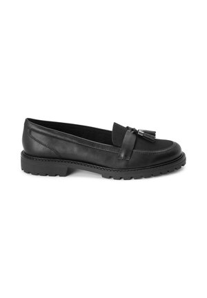 WIDE FIT FOREVER COMFORT TASSEL DETAIL CLEATED - Loafers - black