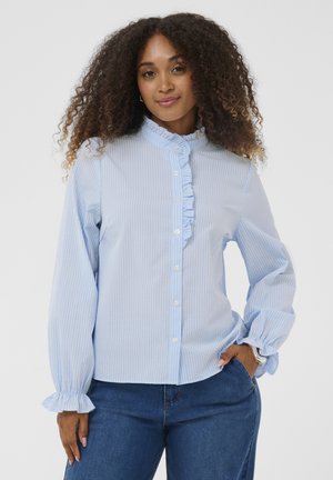 POLIVA - Blus - light blue stripe