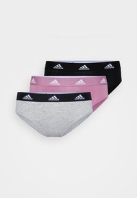 Unselected, black/ pink/mottled grey