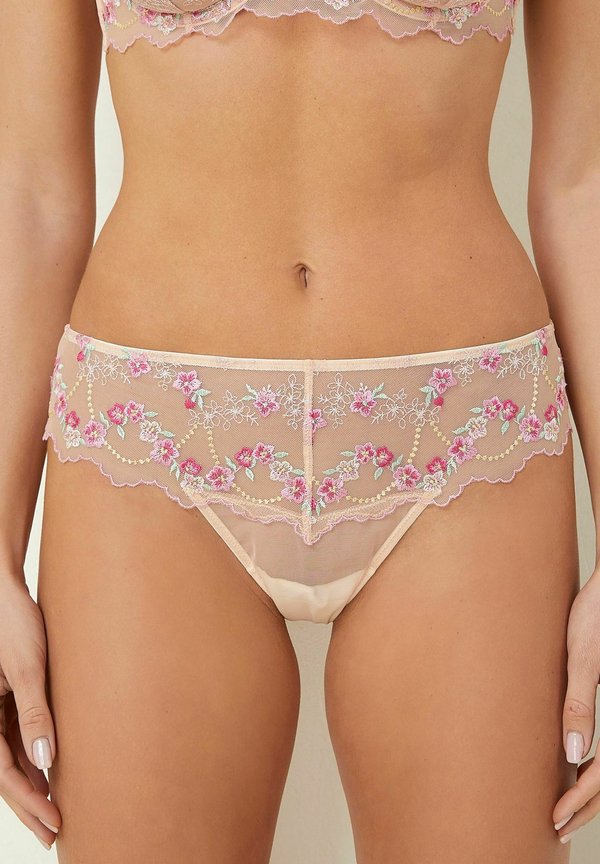 Slip - light rose floral