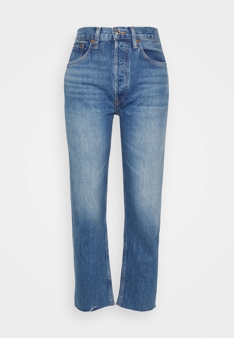 RE/DONE Straight leg jeans blauw denim/bluedenim RE/DONE Straight leg jeans blauw denim/bluedenim