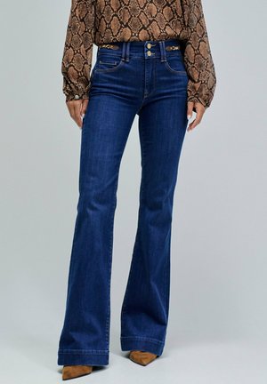 SECRET PUSH IN FLARE - Vaqueros bootcut - blau