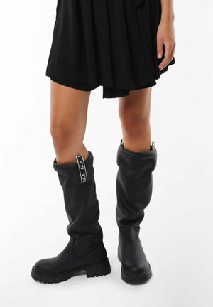 Platform boots - nero