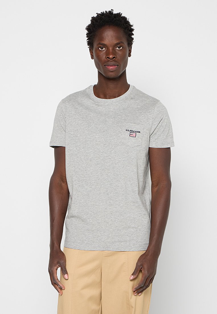 U.S. Polo Assn. T-shirt basic lichtgrijs