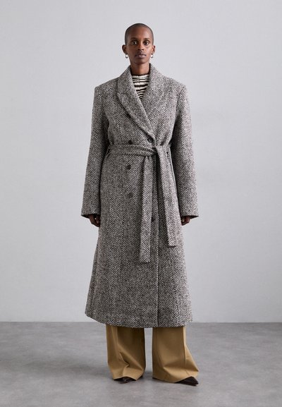 Holzweiler EMI HERRINGBONE COAT - Klassinen takki - brown mix