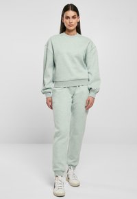 Urban Classics MELANGE CREWNECK - Mikina - salvia melange