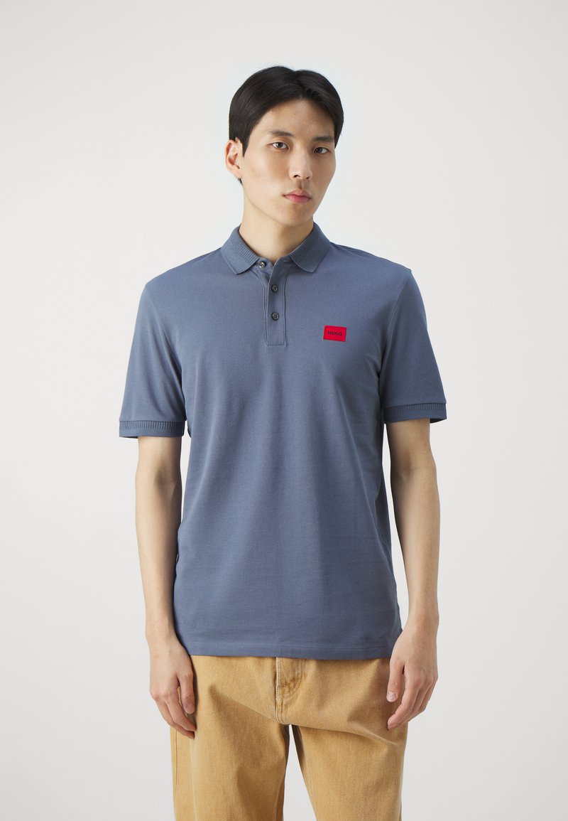 HUGO DERESO - Poloskjorter - open blue