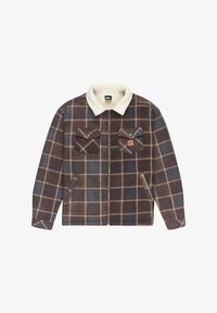 Selezionato, chocolate brown sherpa plaid