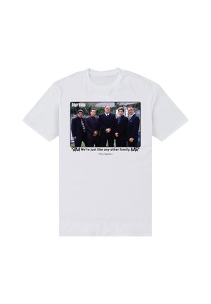 Henry Tiger, THE SOPRANOS CLASSIC FAMILY QUOTE DESIGN - Camiseta estampada - white