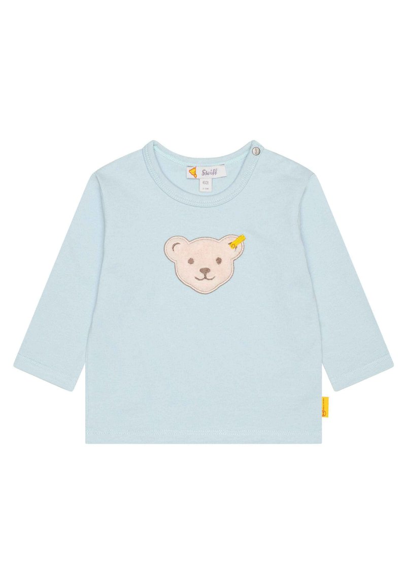 Steiff CLASSIC MIT TEDDYKOPF - Maglietta a manica lunga - sterling blue