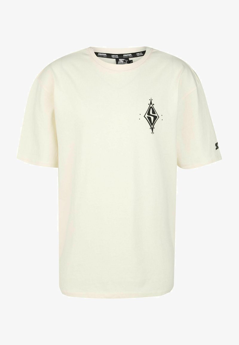 Starter PEAK S - Print T-shirt - palewhite
