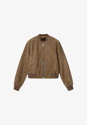 AllSaints, ORTEN - Leather jacket - walnut brown