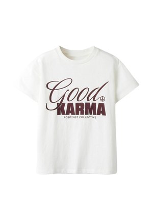 T-shirt print - bright white