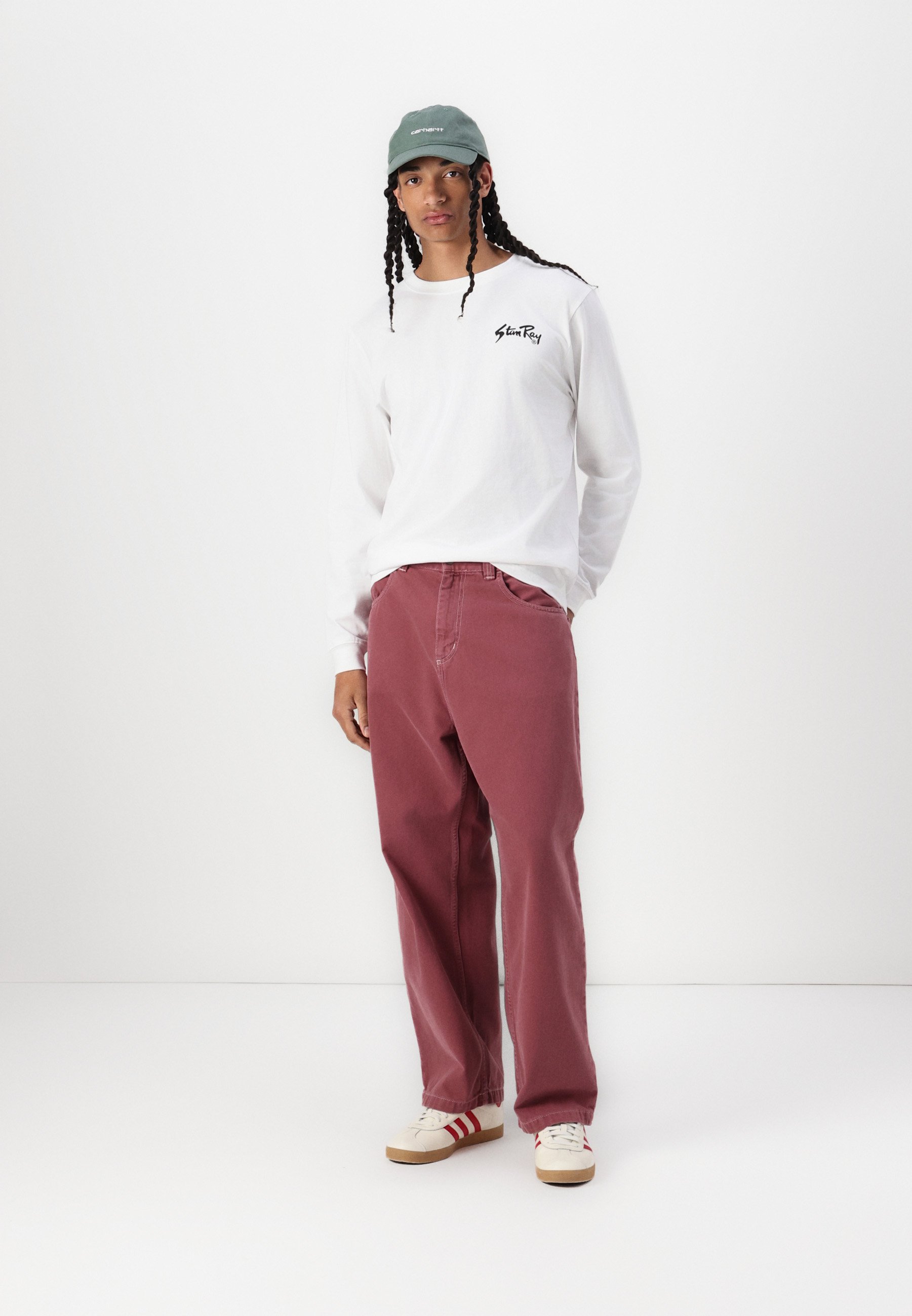 Carhartt WIP BRANDON PANT CLARK - Relaxed fit jeans - dusky pink