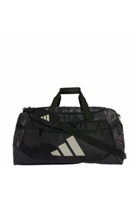 adidas Performance TRAINING DEFENDER GRAPHIC DUFFLE MEDIUM - Bolsa de deporte - black/beige