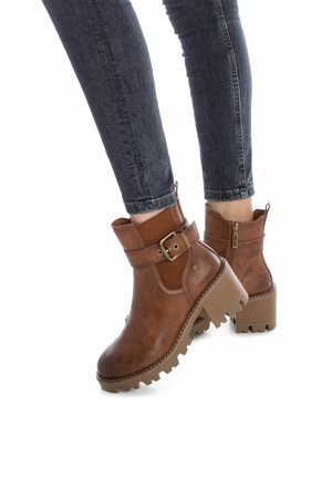 Refresh Stivaletti texani / biker - camel