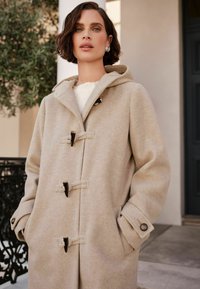 Love & Roses HOODED DUFFLE - Klasický kabát - camel