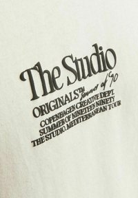 Jack & Jones RUNDHALS - T-shirt print - buttercream