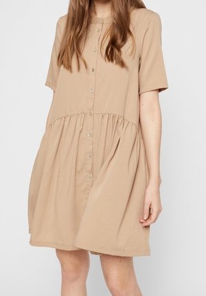 Abito a camicia - beige