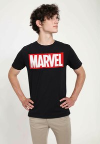 Henry Tiger MARVEL CLASSIC MARVEL BRICK UNISEX - T-shirt med print - black