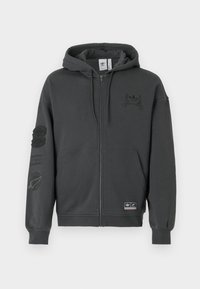 FULL ZIP HOODIE - Φούτερ με φερμουάρ - black