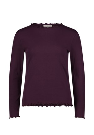 Cartoon, CARTOON MIT KRAGEN LANGARM-SHIRT - T-shirt à manches longues - dark dahlia