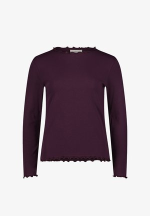 Cartoon, CARTOON MIT KRAGEN LANGARM-SHIRT - Longsleeve - dark dahlia