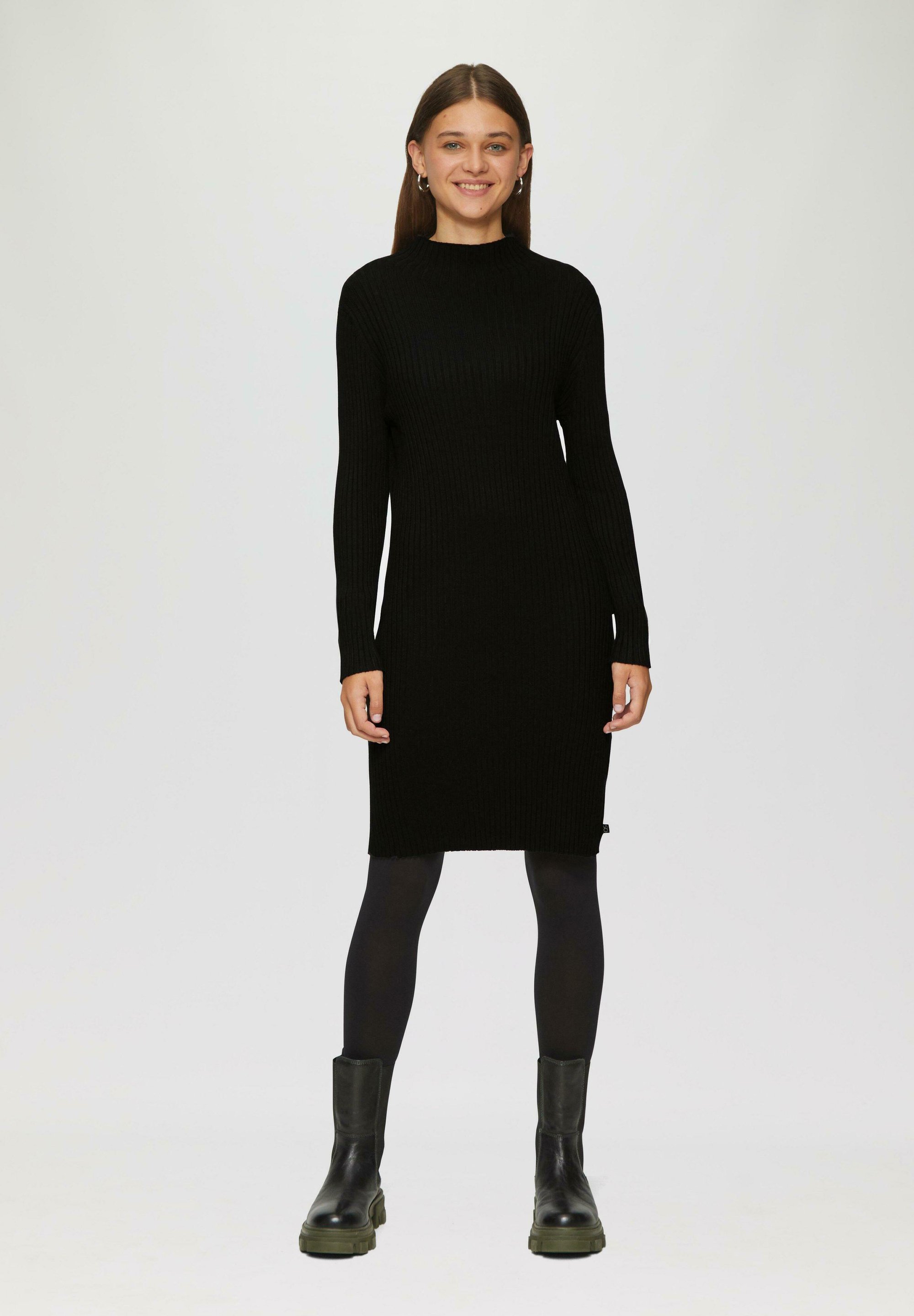QS SLIM FIT - Jumper dress - schwarz/black - Zalando