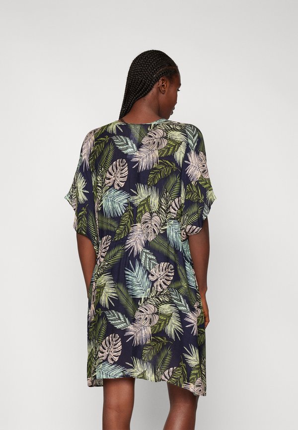 PRINTED SHORT KIMONO  - Beach accessory - orange4