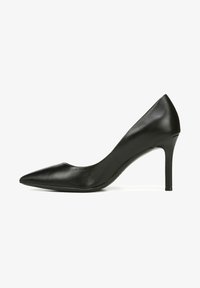 Non sélectionné, black leather