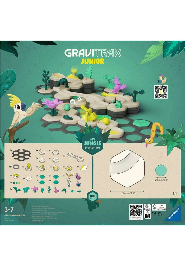 GRAVITRAX JUNIOR STARTER SET L JUNGLE – Spielzeug – mehrfarbig