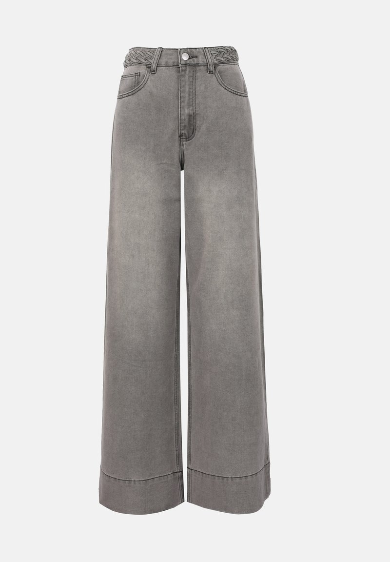 Even&Odd Tall Wide leg grijs denim/greydenim