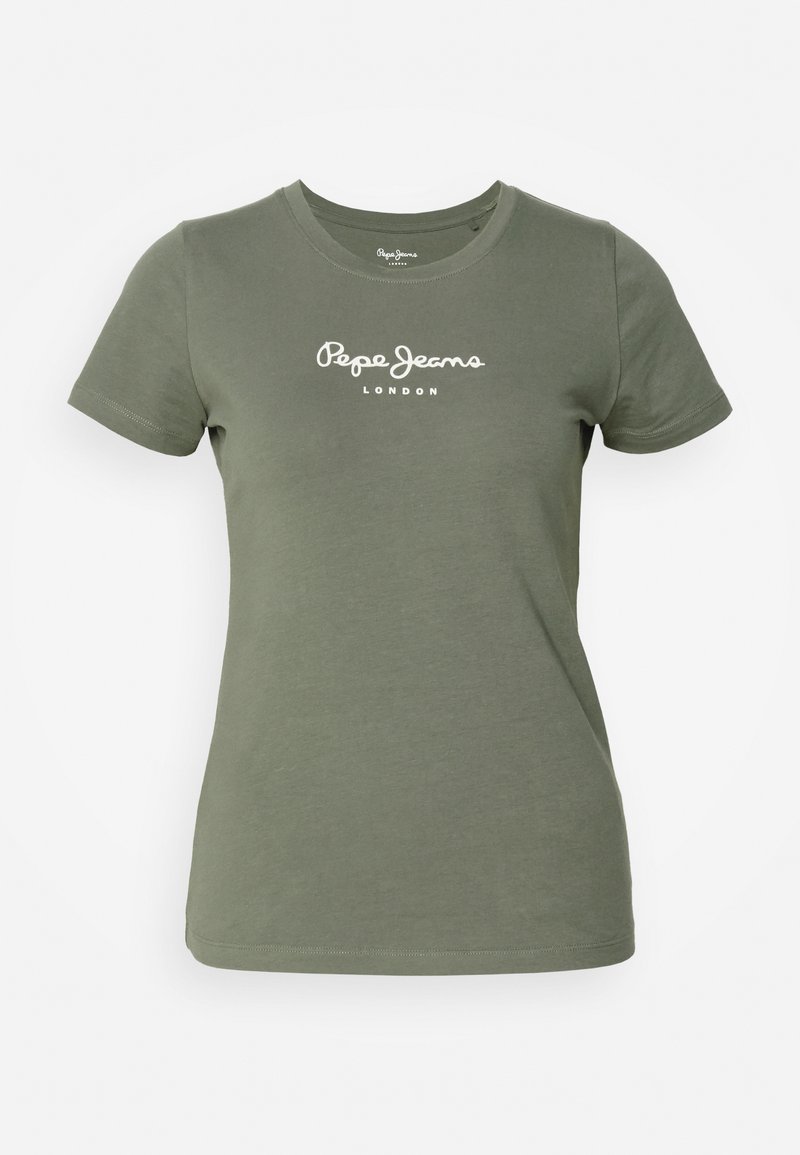 Pepe Jeans T-shirt print olijfgroen Pepe Jeans T-shirt print olijfgroen