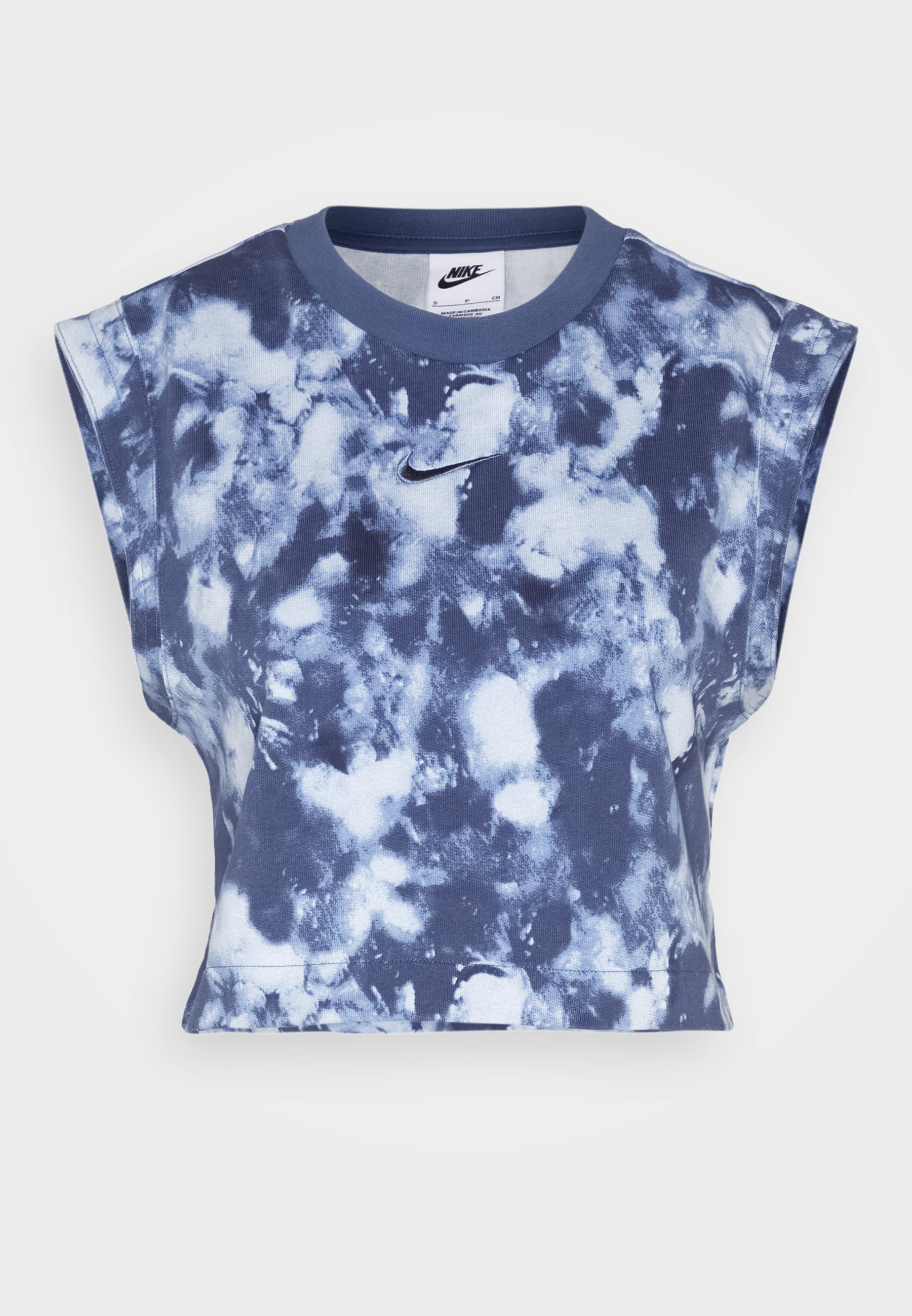 nike crop top tie dye
