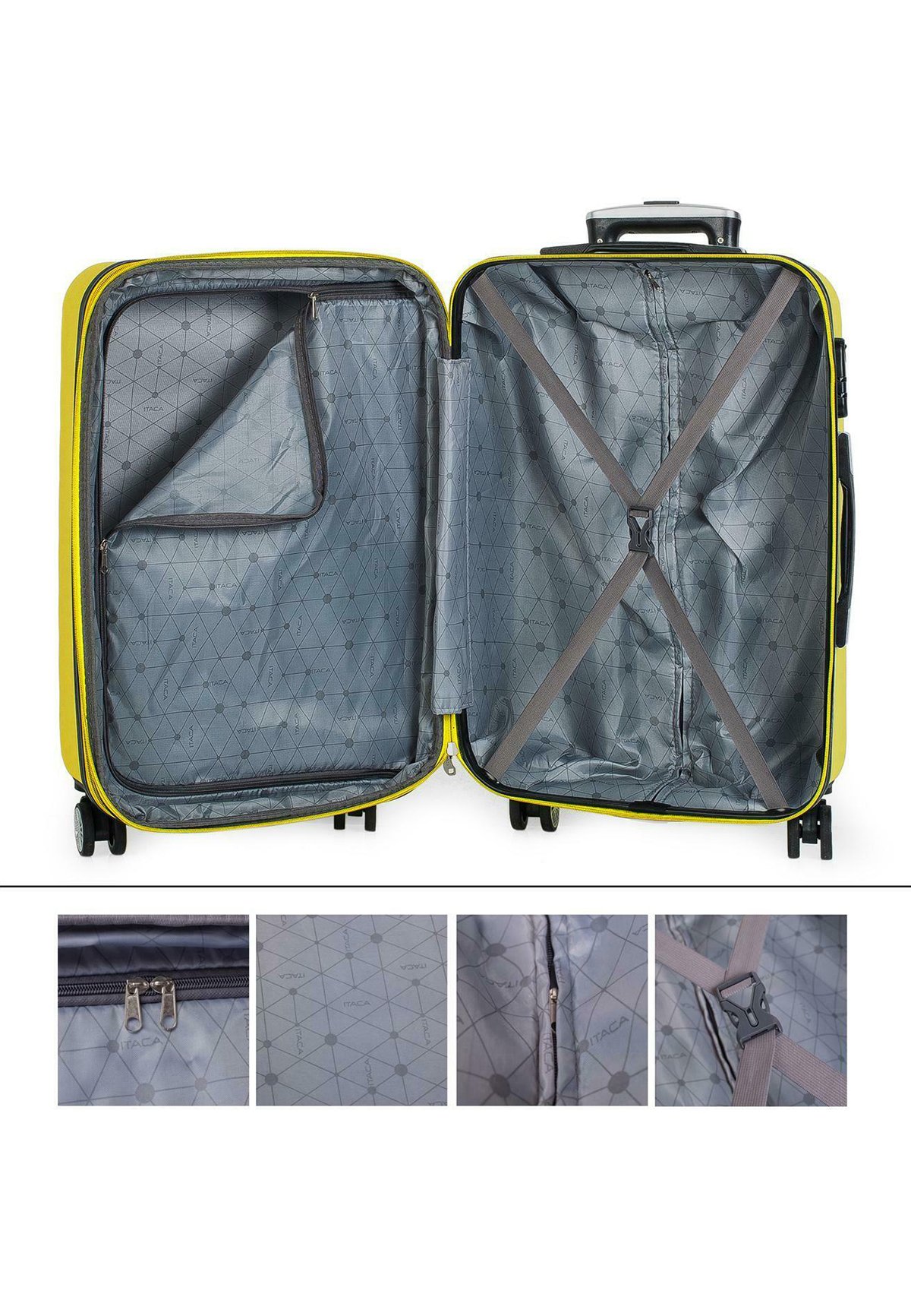 Itaca SIMOA - Maleta de cabina - amarillo - Zalando.es