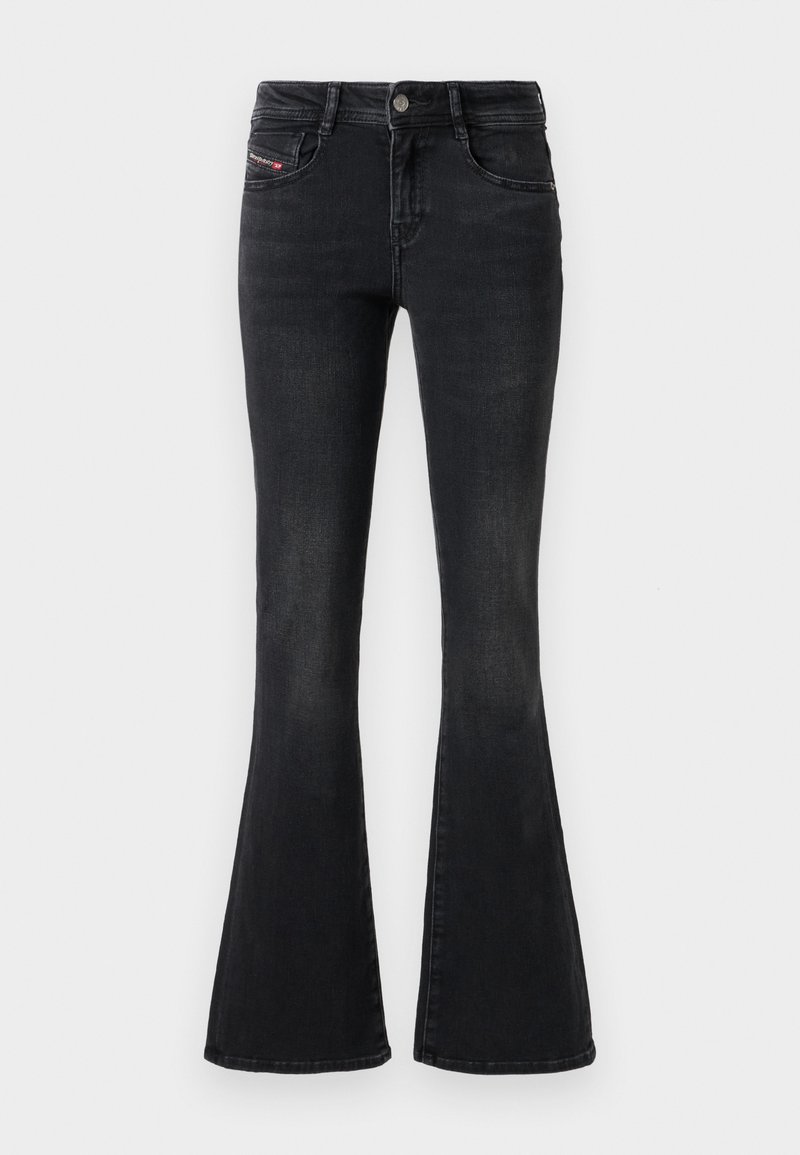 Diesel Bootcut jeans zwart denim/blackdenim
