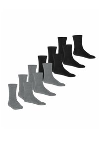 FALKE HAPPY 6-PACK - Calze - black/grey