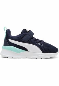 Puma ANZARUN LITE UNISEX - Tenisice za cestovno trčanje - club navy white mint