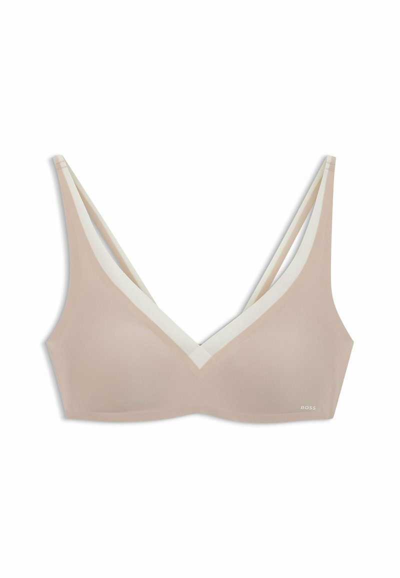 BOSS UNLINED MIRAGE - Triangle bra - light beige/beige - Zalando.co.uk