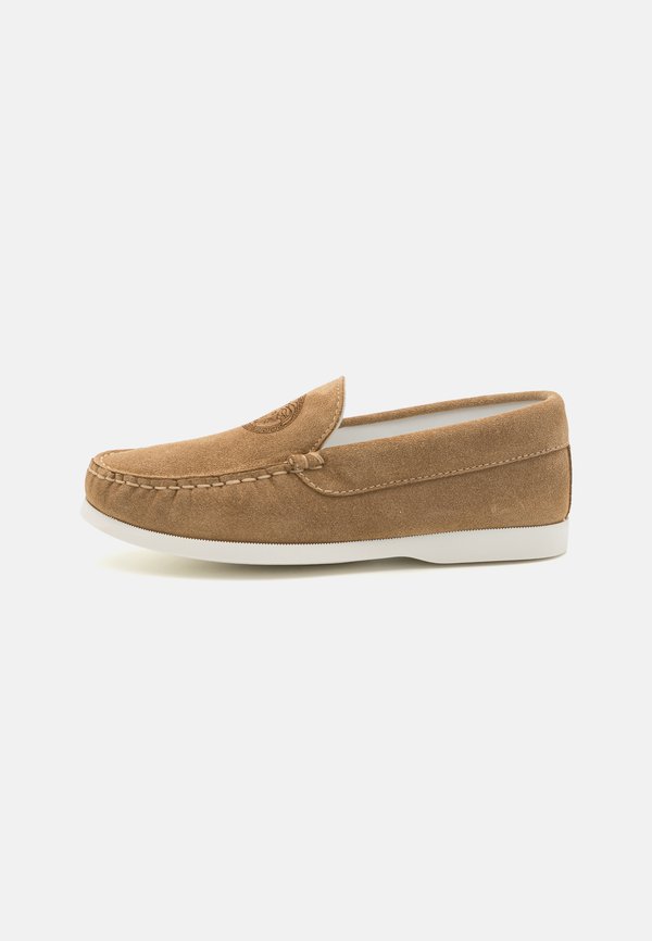 DRIVER MEDUSA PRINT - Slip-ons - camel