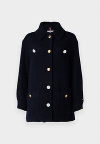 GOLD BUTTON SHACKET - Short coat - dark night navy