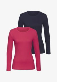 Unselected, pink navy