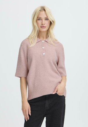 Polo majica - pale mauve melange
