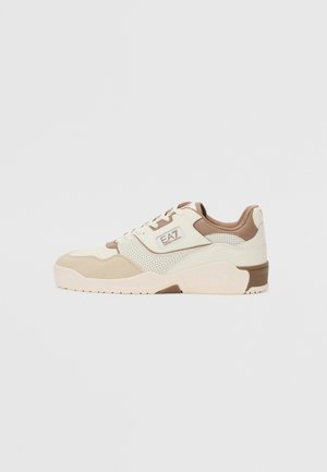 EA7 Emporio Armani BASKET UNISEX - Sneakers basse - off wht/ginger snap