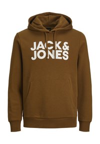 Jack & Jones - JJECORP LOGO - Jersey con capucha - braun Imagen en miniatura 1